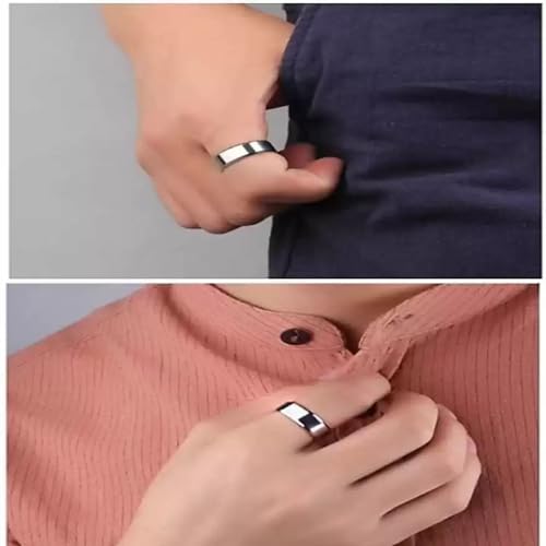 Image of Lila Stainless Steel Titanium Matte Finish Ring Wedding Band Ring for Men Women Boys Girl