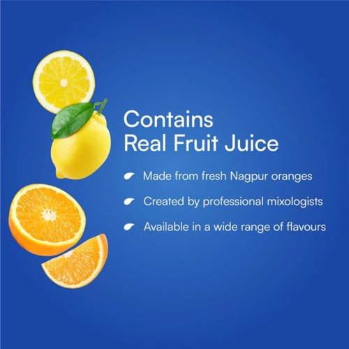 Image of Mapro Lounge Blue Curacao Orange Cocktail Mixer Mocktail Citrus Blue Mocktail Fruit Syrup - 1L |Contains Real Fruit Juice| Gluten Free| Zero Cholestrol