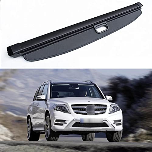 QHWJ Cubierta de Carga Trasera de Coche Escudo de Maletero Cortina Trasera de Seguridad Sombra de Equipaje retráctil Estantes de parcela para Mercedes-Benz Clase GLK GLK350 GLK250 GLK300 GLK260 Cover