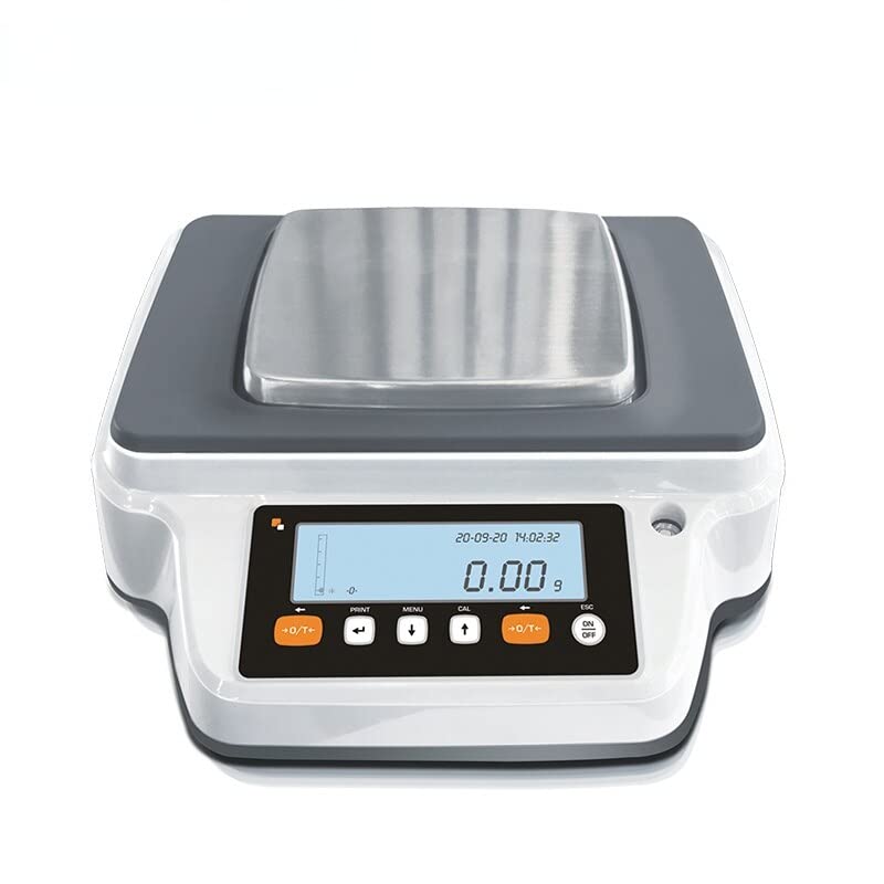 High Capacity Balance, 6200g 0.01g Readability, Large Pan, Fast Weighing Scale