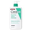 CeraVe Foaming Facial Cleanser | Daily Face Wash for Oily Skin | Hyaluronic Acid + Ceramides + Niacinamide | Fragrance Free & Paraben Free | Non – Drying Oil Control Face Wash | 19 Fluid Ounce