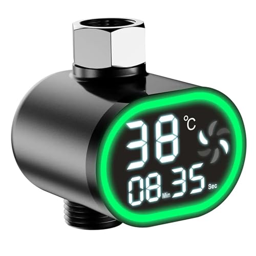 Thermomètre à eau de bain à changement couleur LED avec capteur de douche