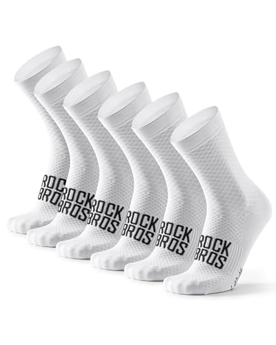 ROCKBROS Cycling Socks Women Breathable Wicking Bike Socks,
