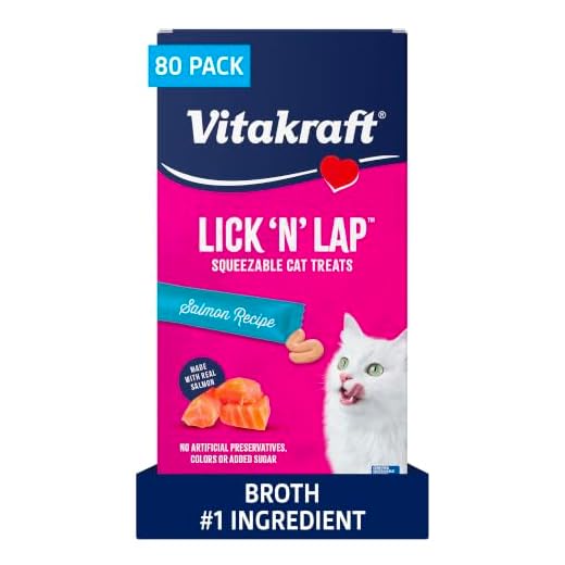 Creamy Salmon Cat Treats in Squeeze Tubes