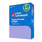 TurboImpôt De luxe en ligne 2024 - 8 déclarations - Français - Version en ligne [PC/Mac Online Code]