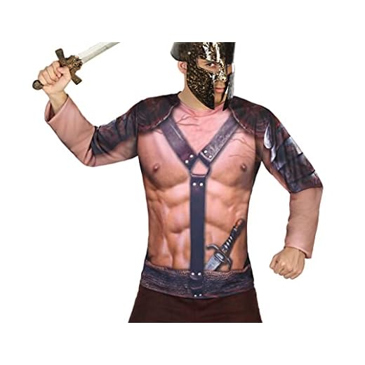 Atosa- Camiseta 3D Gladiador,, M-L (29769)