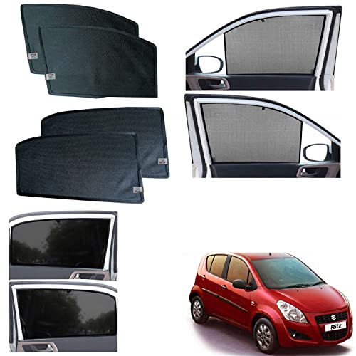 Image of WolkomHome car Fix Curtain Window Shades Half Curtains Sunshade for Ritz Type-2