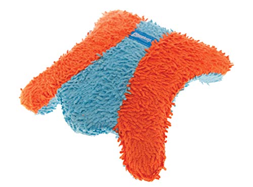 Image of Chuckit! Indoor Fetch Squirrel Toy for Dogs - Interactive Dog Toys for Boredom, Orange and Blue