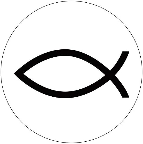 Sello de tinta autoentintado, sello de tinta, suministros de manualidades, sello de tinta, símbolo de pez religioso, sello de goma autoentintado