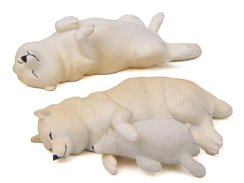 Homilius 冷蔵庫マグネット 柴犬 いぬ くまちゃん 3匹セット 巨大 3D 激カワ 可愛い 動物 寝姿勢 超強力 マグネット 仰向け型+横向き型+うつ伏せ型 オフィスマグネット カレンダーマグネット ホワイトボードマグネット 飾りマグネット 冷蔵庫