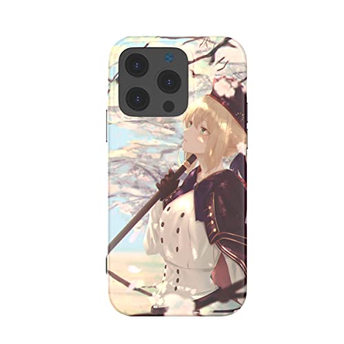 THE DREAMY LIFT iphone 13 pro ケース カバー アニメ 漫画 20個模様 二頭身 FGO Fate/Grand Order fate stay night 綺麗 萌え ゲーム グッズ スマホ アイフォンケース シェル ストラップ おしゃれ IMD TPU かわいい フィギュア ソフト 耐衝撃 レンズ保護 脱着簡単 指紋防止 スリム 軽量 傷防止 (iphone 13 pro, セイバー2)