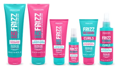 Creightons-Frizz-No-More-Sleek-Shine-Miracle-Serum-50-ml-Smooth-Hair-from-Root-to-Tip-Lock-out-Frizz-Moisture-in-Perfect-for-Frizz-Prone-or-WavyCurly-Hair-Super-Smooth-Colour-Kind