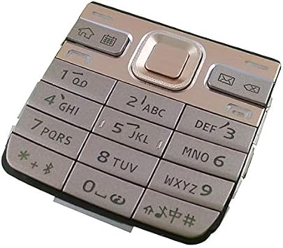Mobile Accessories Replacement Phone Keypad Housing with Menu Button/Press Key for Nokia E52 Black, gold