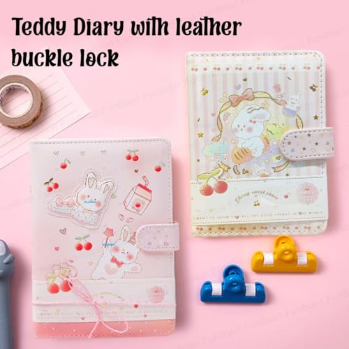 Image of FunBlast Diary for Girls - Cherry Kawaii Diary for Kids, Journal DiarIES for Girls, Notepad for Students Stationary Items, Birthday Gifts- Random Design (112+Sheets)