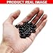 50Pcs M6 Grade 8 Hexagon Nuts Black Carbon Steel, Hex Drive, Black, for Industrial, Construction, Home Fasteners
