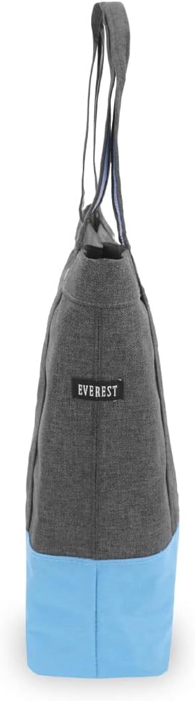 Everest Stylish Tablet Tote Bag, Charcoal, One Size,1002TB-CCA/BL