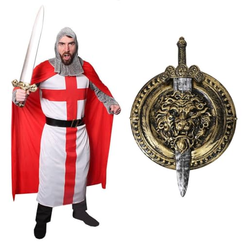 Costume de chevalier médiéval adulte pour soirée à thème et carnaval historique