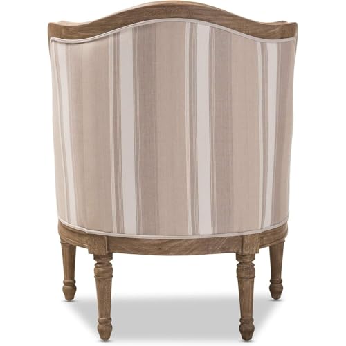 Sillón francés con estructura sólida de madera miniatura 5
