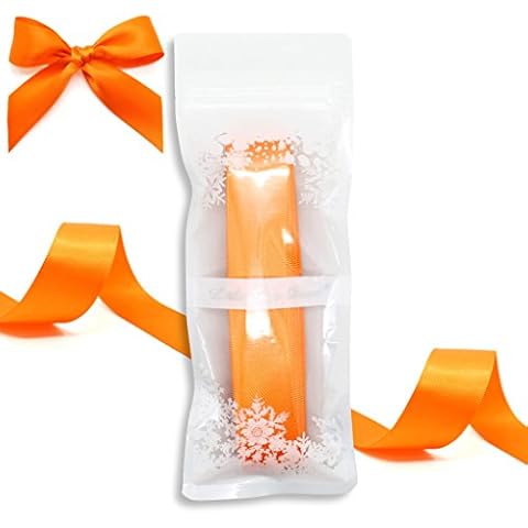 Little Snow Direct® 16mm(5/8") x 5 Metres Double Sided Satin Ribbon - Orange Cover