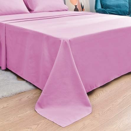 JÁCLER Twin 3 Piece Sheet Set- Microfiber Bedding - Bed Sheets - Extra Soft - Easy Fit - Breathable & Cooling Sheets - Comfy, Wrinkle, Fade - Stain Resistant– Light Pink