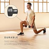 KG Physio Weights Dumbbells Set Women & Men - Neoprene-Coated & Sweat-Resistant Weights Set with Anti-Roll Technology & A3 Exercise Poster, Gym Equipment for Home, 1-10 kg Dumb Bells Pair - Image 4