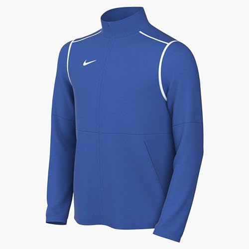 Nike FJ3026-463 Y NK DF PARK20 TRK JKT K R Jacket Unisex ROYAL BLUE/WHITE/WHITE Size XS