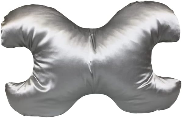 Save My Face!" Pillow THE Original Anti-Wrinkle PILLOWETTE Le Grand Pillow (Grey, Silk)