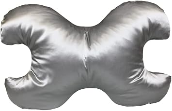 Save My Face!" Pillow THE Original Anti-Wrinkle PILLOWETTE Le Grand Pillow Grey, Silk