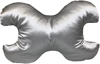 Save My Face!" Pillow The Original Anti-Wrinkle PILLOWETTE Le Grand Pillow (Grey, Silk)