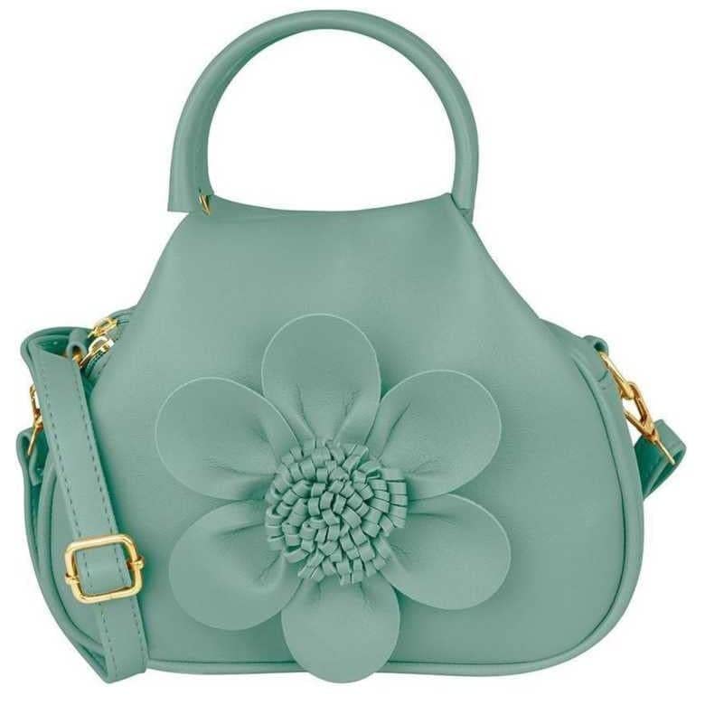 Nirgun Empex Stylish Ethnic Cute Ladies Women Handbag With removable Chain Strap/Purse for woman/Sling Bag (: Green:) (B0B35539FP) Amazon Price History, Amazon Price Tracker