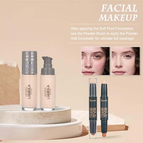 Tuagui QY-1 All In One Makeup Kit For Women Full Kit, Includes Eyeshadow,Foundation,Eyeliner,Mascara,Eyebrow Pencil,Contour Stick, Makeup Brush, Makeup Sponge, Make Up Gift Set thumb #4