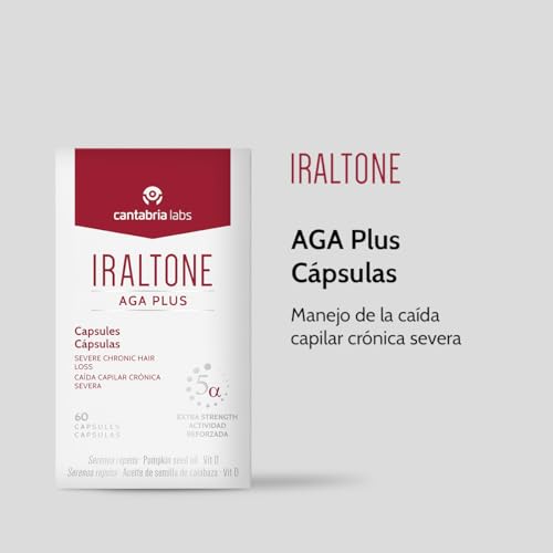 Miniatura 2 de Cantabria Labs - Iraltone Aga Plus - 60 Cápsulas - Formulado Para Abordar La Caída Capilar Crónica Severa - Fortalece El Cabello - Sin Gluten Y Lactosa