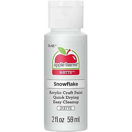 Apple Barrel Acrylic Paint in Assorted Colors (2 oz), 21377, Snowflake
