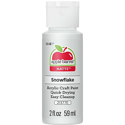 Apple Barrel Acrylic Paint in Assorted Colors (2 oz), 21377, Snowflake