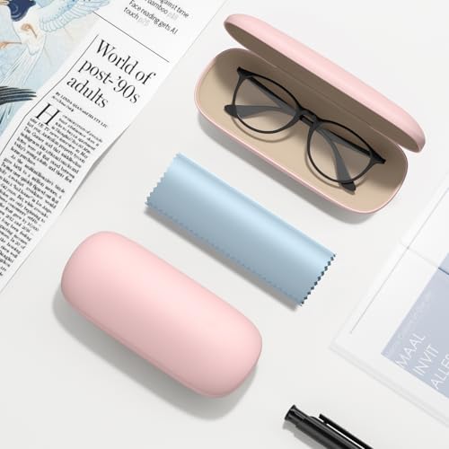 Image of Eyeglasses Case, Hard Shell Protective Case for Glasses, Unisex for Women Men