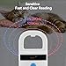 Agatige Haustier ID Lesegerät, Wiederaufladbarer Chipleser Haustier Chip ID Scanner Chiplesegerät für Hunde Mikrochip-Scanner Pet Tag Display für ISO 11784/11785, FDX-B und EMID