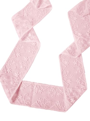 Image of RoseSeek Women's Lace Sheer Mesh Waist Scarves Lightweight Thin Skinny Scarfs Shawl Fashion Accessories