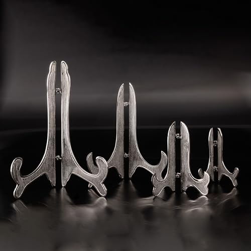 Soporte de platos de latón niquelado artesanal NKlaus 4