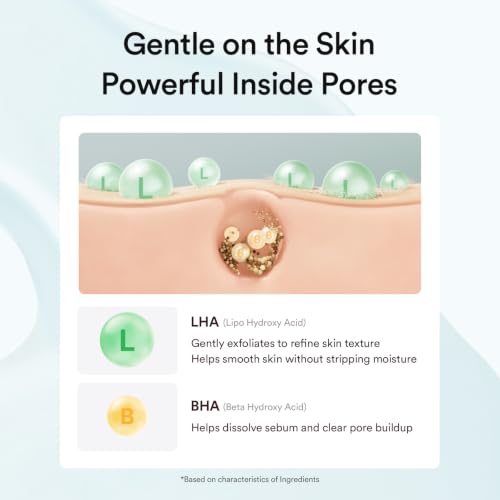 Image of Abib Green LHA Pore Pad Clear Touch - BHA Exfoliating Toner Pads for Pore Care, Sebum Control & Skin Texture Refining, Korean Skincare, 70 Pads 230mL