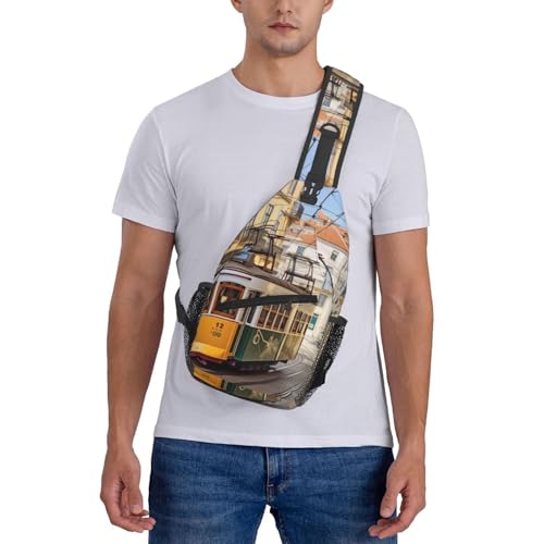 Bolso bandolera tipo sling para hombre y mujer miniatura 7