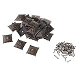 50 Stück Platz Tacks Retro Polsternägel Beschläge Sofa Nagel Ziernägel Möbelnägel Koffernäg