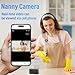 QAOLZCC Wireless-Security-Mini-Camera, 4K Real Full HD Nanny Cam for Home Security, Night Vision & Motion Detection Alerts, Security Recording with Mobile Phone App, Support 2.4G and 5G
