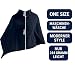 BURI Damen Poncho Schwarz | Weicher Fleece Überwurf in Einheitsgröße | Leicht, Pflegeleicht & Stilvoll | Ideal für Frühling, Herbst & laue Sommerabende | Maschinenwaschbar bei 30 °C