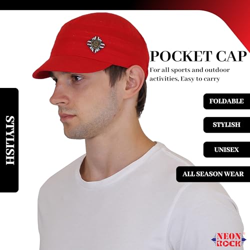 Image of NEON ROCK Men Women Stylish Dori Cap Stylish Premium Cotton Hat Cap for Summer, Winter, Spring, Autumn and All Activities, Freesize Pack of 1