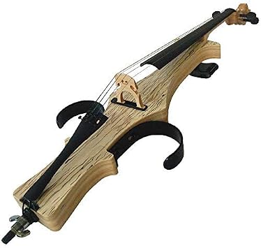 Aliyes Handmade Professional Solid Wood Electric Cello 4/4 Full Size Silent Electric Cello-Wood Grain