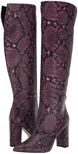 GUESS Women's Ladie Knee High Boots, Berry Snake, 10 | Image 6