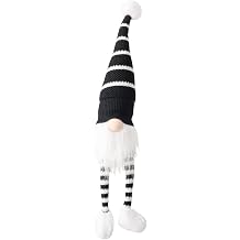 BOLTZE Kuno Edge Stool Gnome Black White 60.7 cm Pack of 1