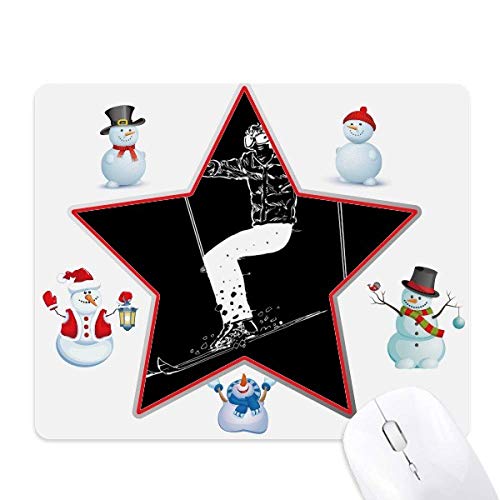 Tapis de souris ski et sport d hiver pour créer une ambiance chalet au bureau