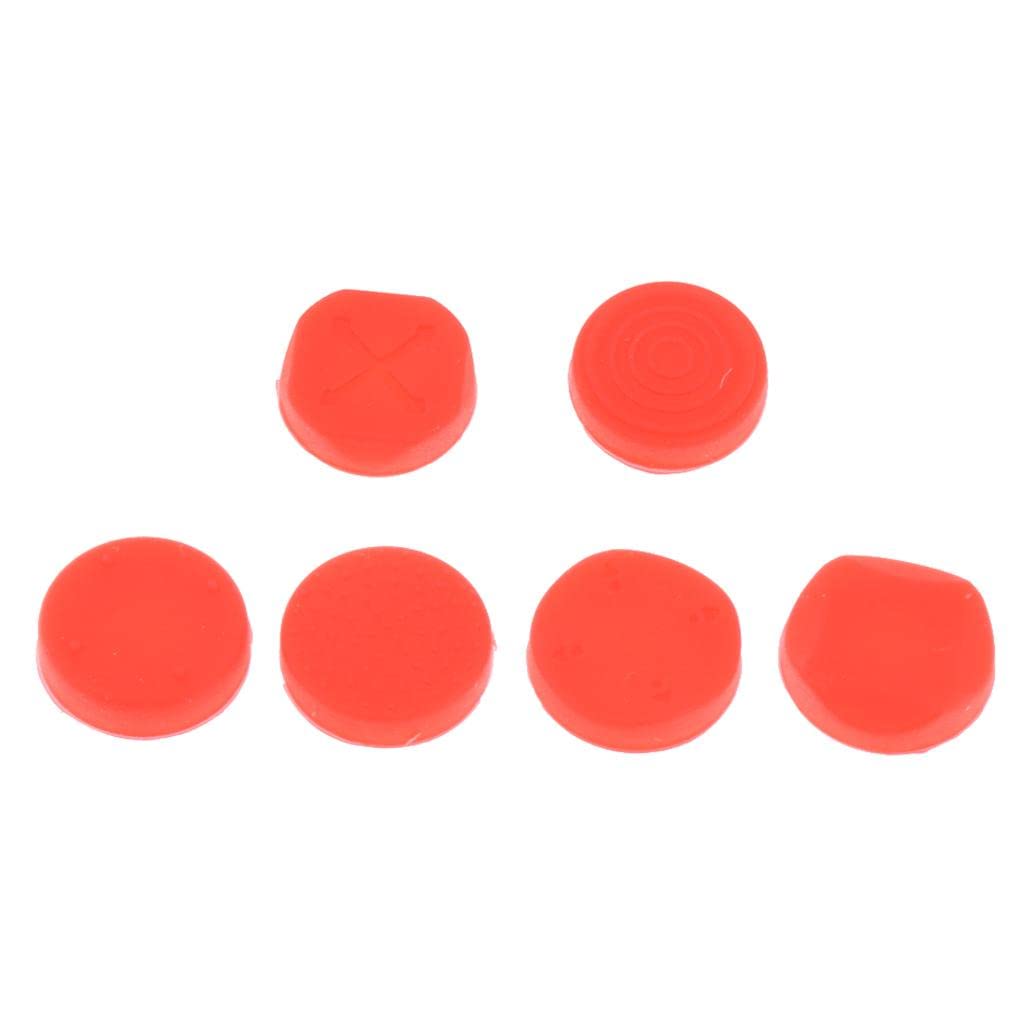 ECOMISTIQ®6Pack Thumb Grips Silicone Non-Slip Joystick Thumbsticks Cap for PS Vita PSV1000 2000 Red|Video Games & Consoles|Video Game Accessories|s, Skins & Travel Cases-image-42
