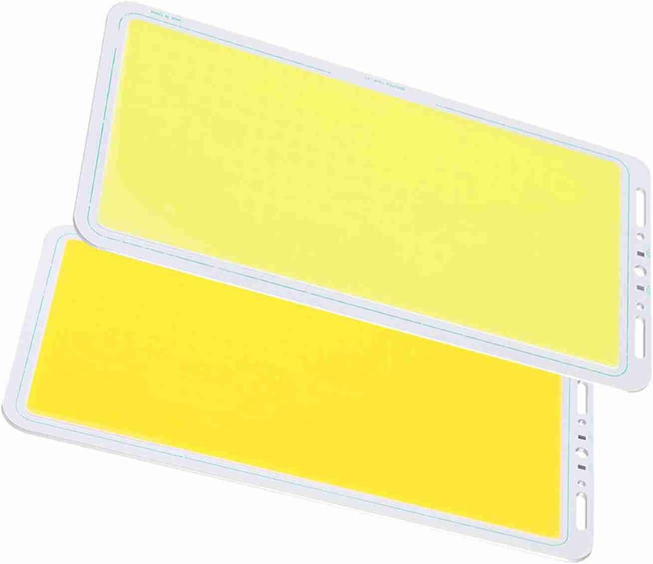 Horoper 12V COB Light Bulb Bead, 70W COB Panel Light LED Strip Shape SMD Led Chip Diodes Soft & Balanced Lighting Fixture for Flashlights, DIY Modeling Lights, Headlights. (White